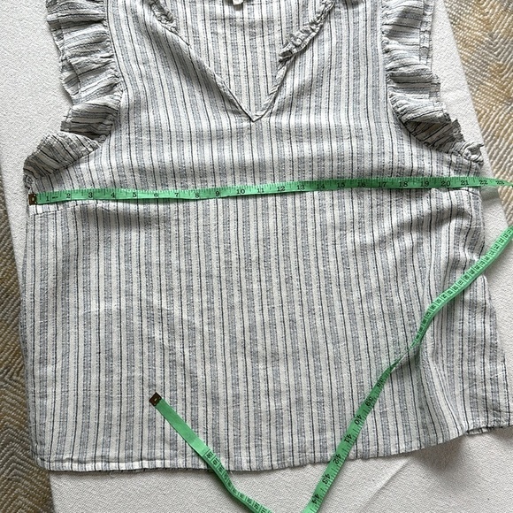 Gilli brand linen blend popover top SZ 2X - Picture 7 of 9